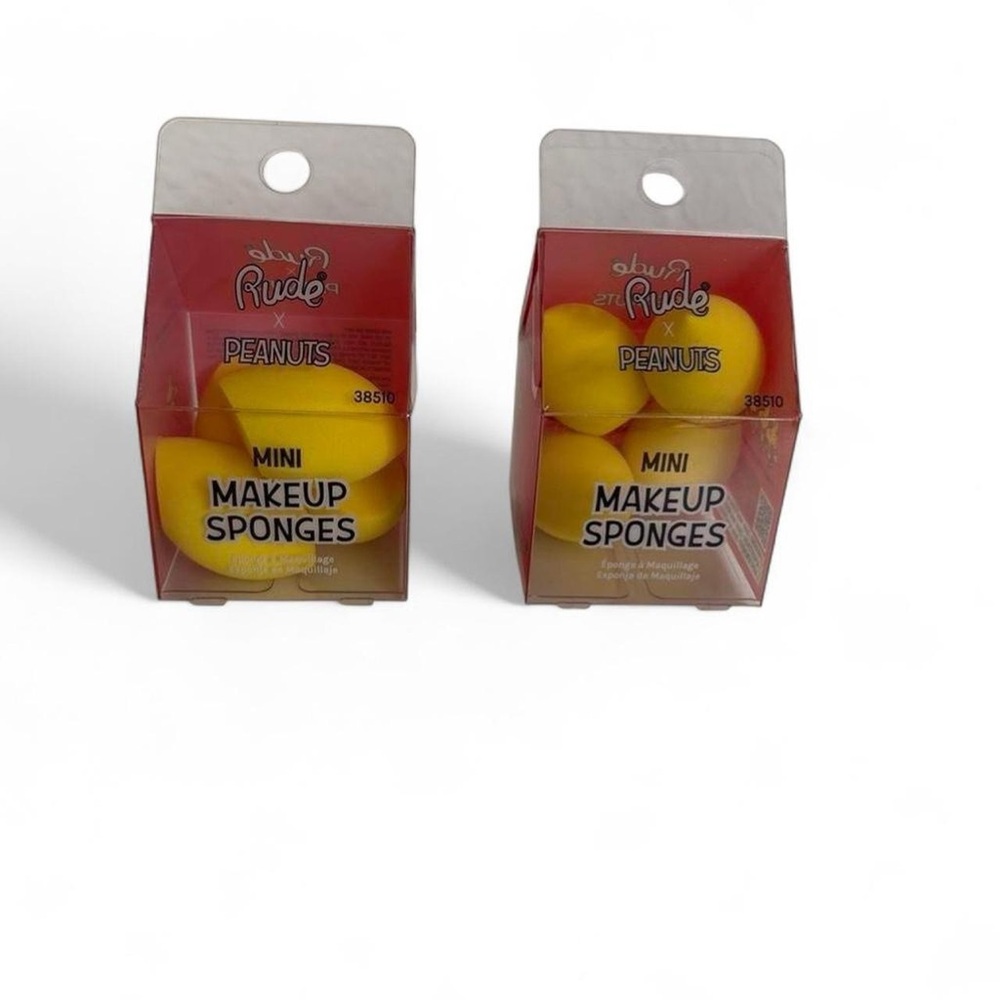 RUDE Mini Makeup Sponges - Bright Yellow